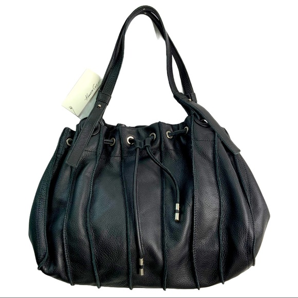 Kenneth Cole Handbags - Kenneth Cole Make The Braid Black Leather …